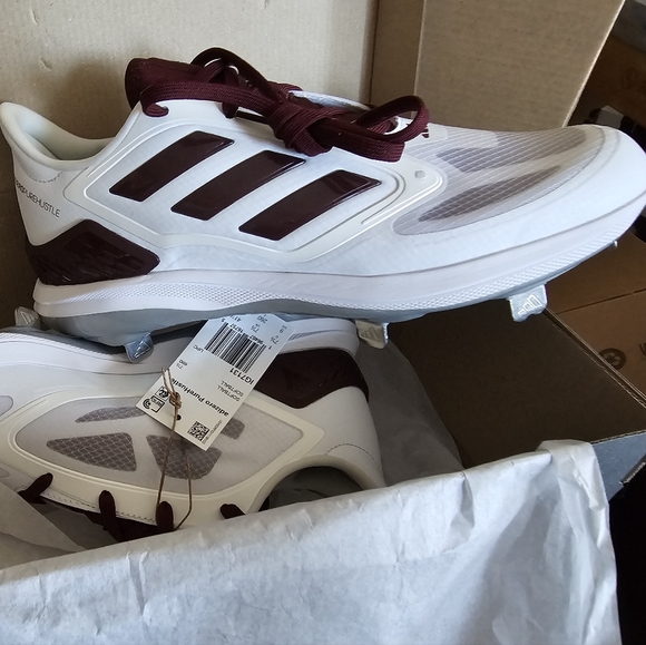 Adidas adizero PureHustle 3 Elite "Ftwr SOFTBALL SHOES WOMEN'S - Picture 13 of 14